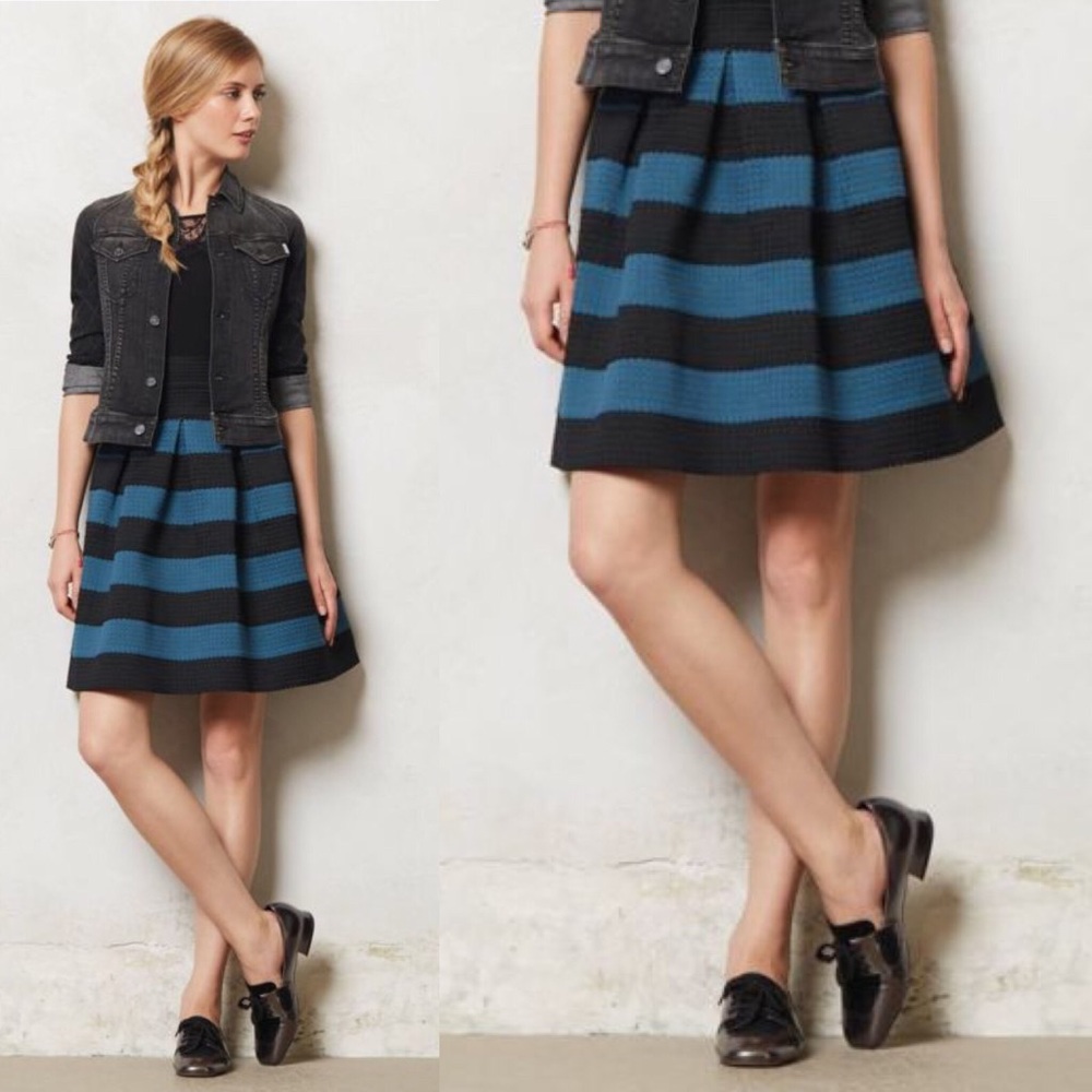 Anthropologie Girls From Savoy Skirt